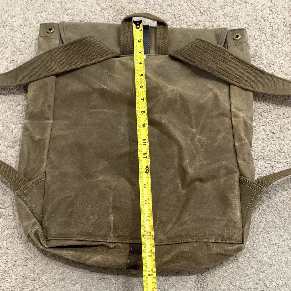 SOLSTICE Oil Waxed Canvas Rucksack Brown Travel Outdoor Bags Backpack